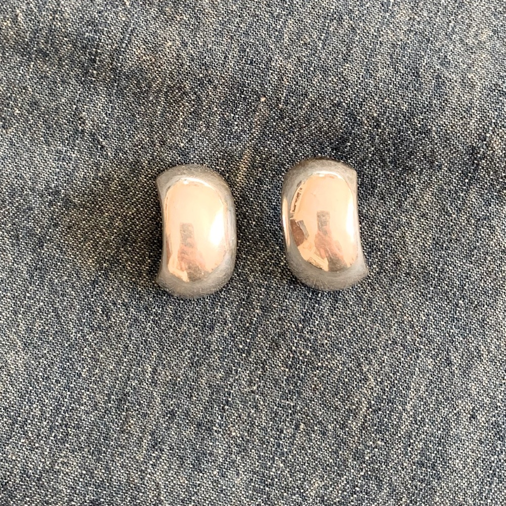 Vintage Mexican 925 Sterling Silver Earrings